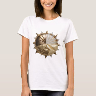Trendy Zilveren Gouden Maan Statement Design T-shirt