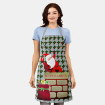 Trendy Zilveren Kerstman Gelukkig Kerstfeest