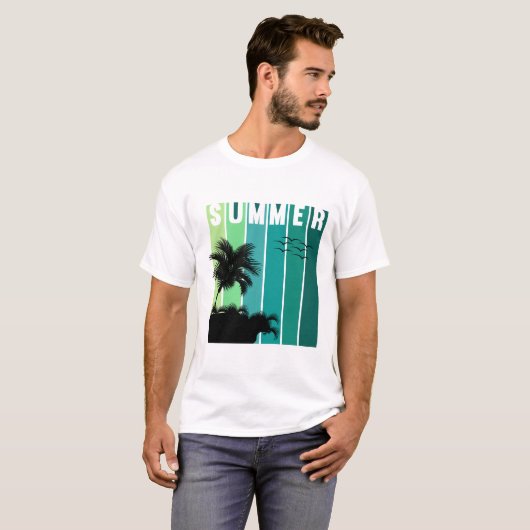 Trendy zomer T-shirt (Voorkant volledig)