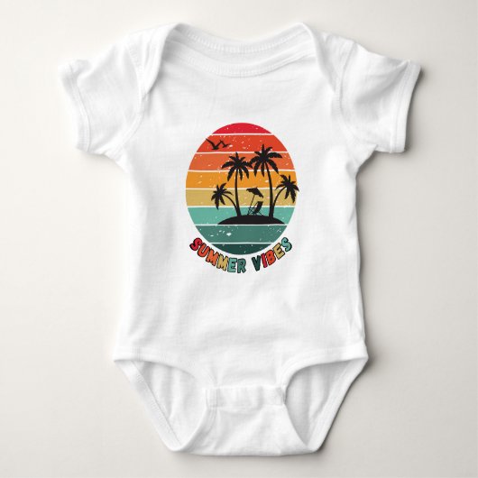 trendy "zomer vibes" romper (Voorkant)