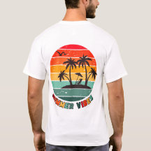 trendy "zomer vibes" t-shirt