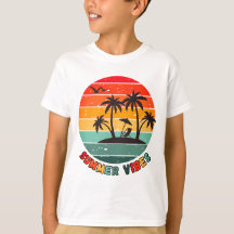 trendy "zomer vibes" t-shirt