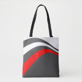 Trendy zomerminimalistische strepen tote bag (Voorkant)