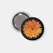 trendy zonnebloem bloemig magneet (Voorkant / Achterkant)