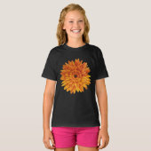 trendy zonnebloem bloemig t-shirt (Voorkant volledig)