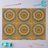 Trendy zonnebloemen mooi Collectie Tissuepapier (Craft)