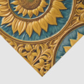 Trendy zonnebloemen mooi Collectie Tissuepapier (Detail)