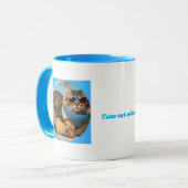 Trendy zonnebrillen & Cozy Outfit Mok (Voorkant links)