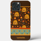 Trendy Zonneschijn Bruin Moderne Naam Inspirivity Case-Mate iPhone Case (Achterkant)