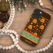 Trendy Zonneschijn Bruin Moderne Naam Inspirivity Case-Mate iPhone Case