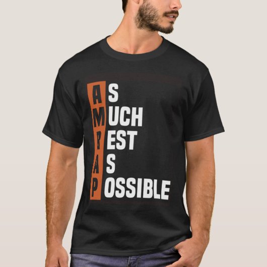 Trendy zoveel mogelijk rust AMRAP T-shirt (Voorkant)