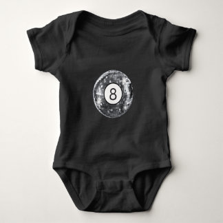 Trendy Zwart en Zilveren Disco 8 Ball Girly Modern Romper