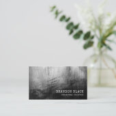 Trendy zwart minimalistische gotische paranormale  visitekaartje (Staand voorkant)