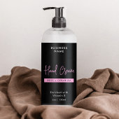 Trendy Zwart & Roze 4 OZ Cosmo Fles Wrap Label