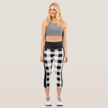 Trendy zwart wit grijs geruit patroon op maat