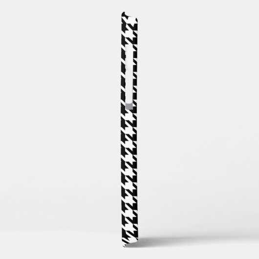 Trendy zwart-wit houndstooth-controlepatroon Case-Mate iPhone case (Achterkant / Links)
