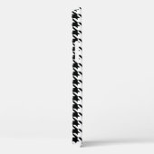 Trendy zwart-wit houndstooth-controlepatroon Case-Mate iPhone case (Achterkant / Rechts)