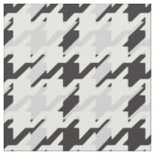 Trendy zwart-wit houndstooth plaid patroon stof (Close Up)