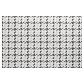 Trendy zwart-wit houndstooth plaid patroon stof (Fat Quarter)