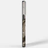 Trendy Zwart Wit Marmer Cool Case-Mate iPhone Case (Achterkant / Rechts)