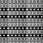 Trendy zwart-wit op art geometrisch patroon tegeltje