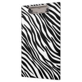 Trendy Zwart-witte Gestreepte Klembord van de Druk (Links)