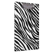 Trendy Zwart-witte Gestreepte Klembord van de Druk (Rechts)