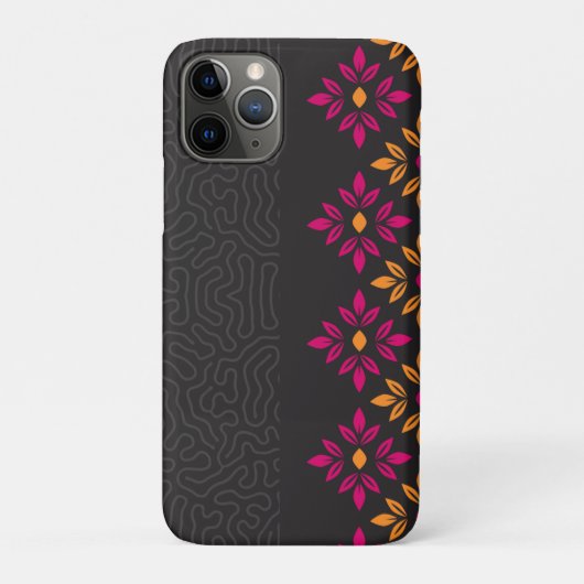 Trendy zwarte iPhone 11 Pro hoes (Achterkant)