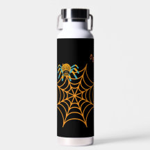 trendy zwarte, mooie Spider-fles