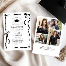 Trendy Zwarte Strik Lint 4 FOTO Afstudeerfeest