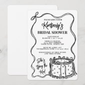 Trendy zwarte strik schoenen binden van de knoop V Kaart (Voorkant / Achterkant)