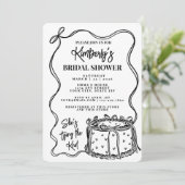 Trendy zwarte strik schoenen binden van de knoop V Kaart (Staand voorkant)