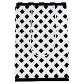 TRENDY ZWARTE VIERKANT  MEDIUM CADEAUZAKJE (Achterkant)