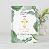 Trendygreenery Gold Cross-bevestigingen Kaart (Staand voorkant)