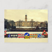 Trent Building , University of Nottingham, Winter Briefkaart (Voorkant)