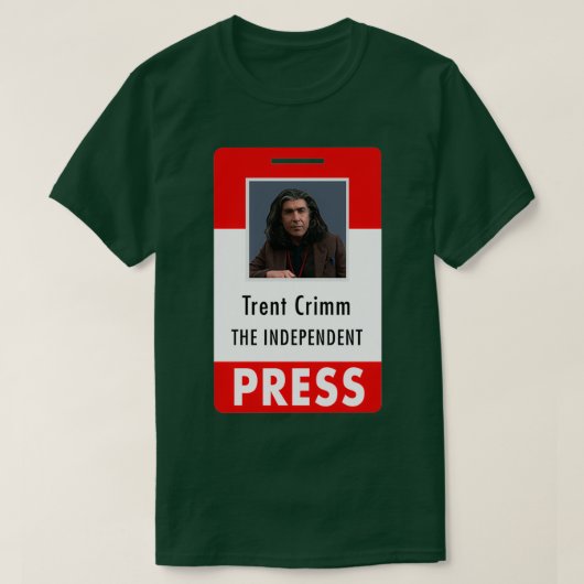 Trent Crimm ID Kaart 2 T-shirt (Design voorkant)