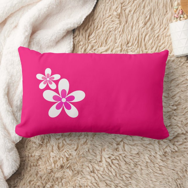 Trent Kleur roze, roos, Kussen (Deken)