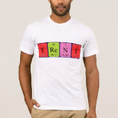 Trent periodiek table name shirt (Voorkant)