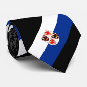 Trentino-Alto Adige gestreepte vlag Stropdas (Opgerold)