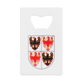 Trentino-Alto Adige/Südtirol Italië Creditkaart Flessenopener