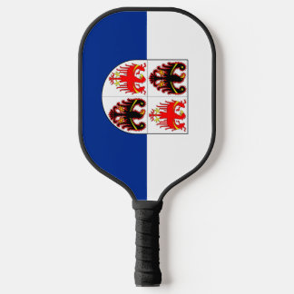 Trentino Alto Adige vlag (Italiaanse regio) Pickleball Paddle