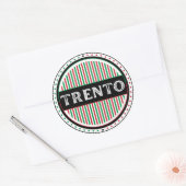 Trento City Pride Emblem – Italian Identity Ronde Sticker (Envelop)