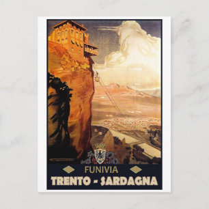 Trento - Sardagna Kabelbaan Briefkaart