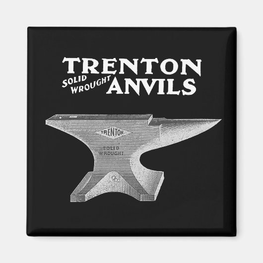 Trenton Anvil Blacksmithing Magneet (Voorkant)