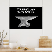 Trenton Anvil Blacksmithing Poster (Keuken)