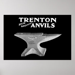  Trenton Anvil Blacksmithing Poster