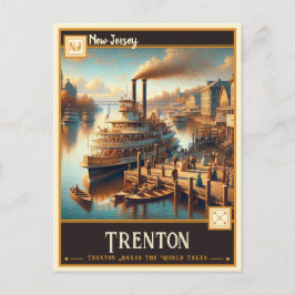 Trenton, New Jersey | Antiek Briefkaart