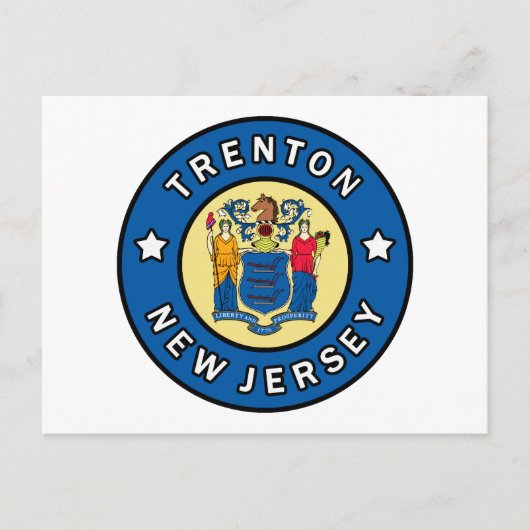 Trenton New Jersey Briefkaart (Voorkant)