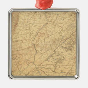 Trenton, New Jersey Metalen Ornament