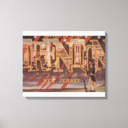 Trenton, New Jersey (Revolutionair) Canvas Afdruk (Voorkant)